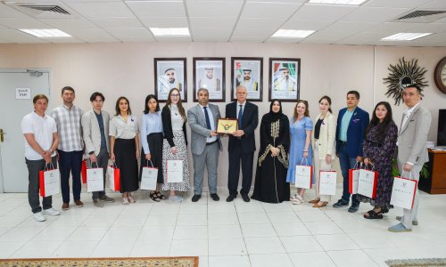 وفد من جامعة أوفا الروسية في زيارة لجامعة العين لتبادل الخبرات المشتركة 